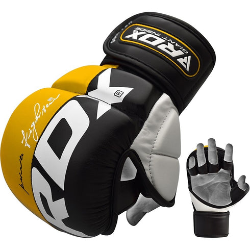 RDX T6 MMA GRAPPLING GLOVE(Yellow)-4